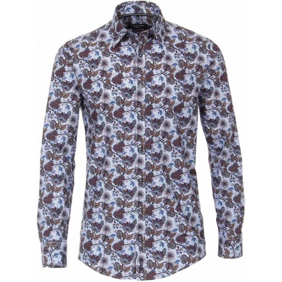18531-Chemise manches longues CASA MODA bleu