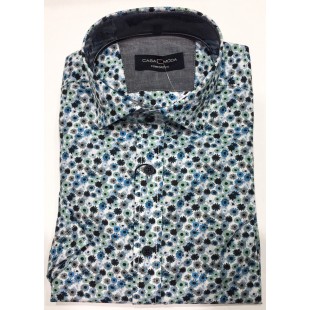 18733-Chemise M/C CASA MODA bleu