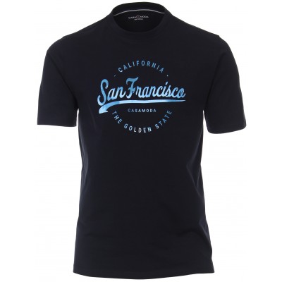 18729-T-shirt CASA MODA marine