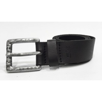 18797-Ceinture CUSTOM LEATHER noir