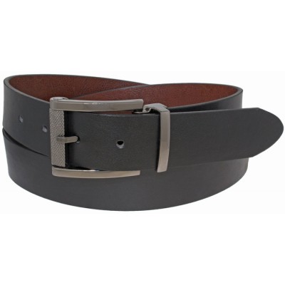 19614-Ceinture réversible CUSTOM LEATHER tan/navy