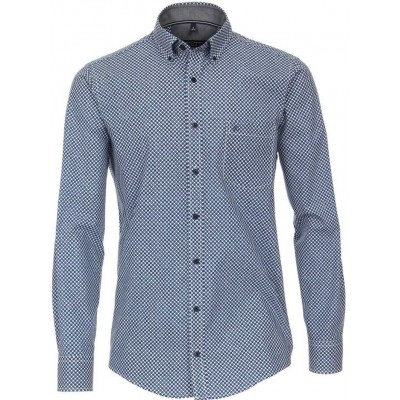 18954-Chemise manches longues CASA MODA bleu