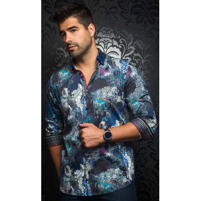 19224-Chemise AU NOIR KALO black multi