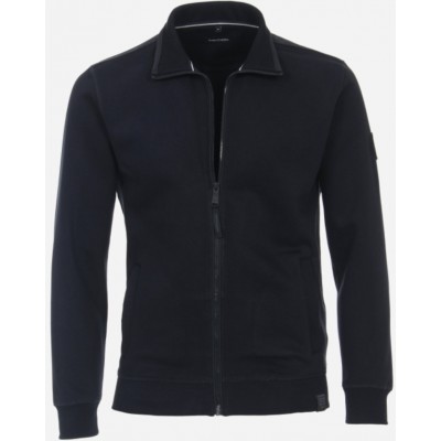 19321-Cardigan zip CASA MODA marine