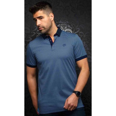 19540-Polo AU NOIR SYROS indigo