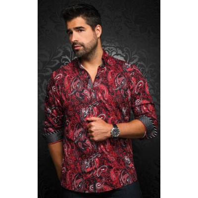 19939-Chemise AU NOIR DECCAN red