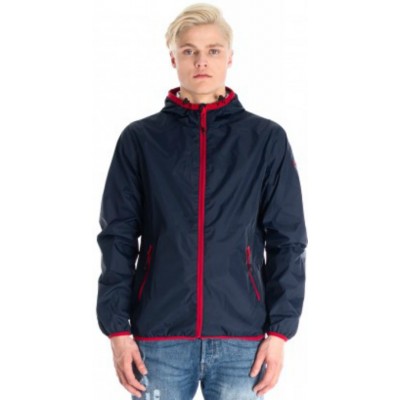 Manteau Dry Tech POINT ZERO  navy/rouge