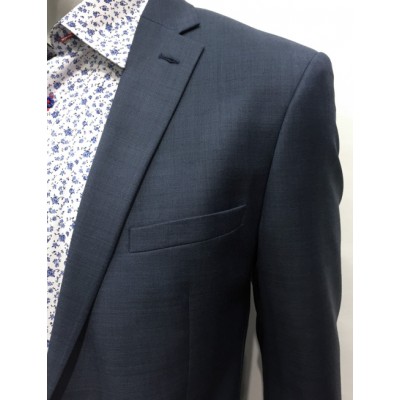 18366-Complet DKNY bleu, 2 pièces, veston et pantalon