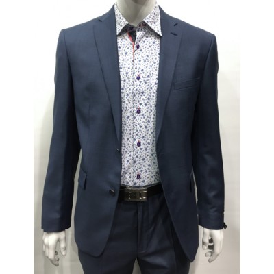 18366-Complet DKNY bleu, 2 pièces, veston et pantalon