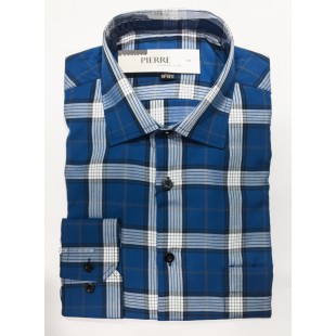 Chemise sport à manches longues BERKAM turquoise