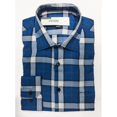 Chemise sport à manches longues BERKAM turquoise