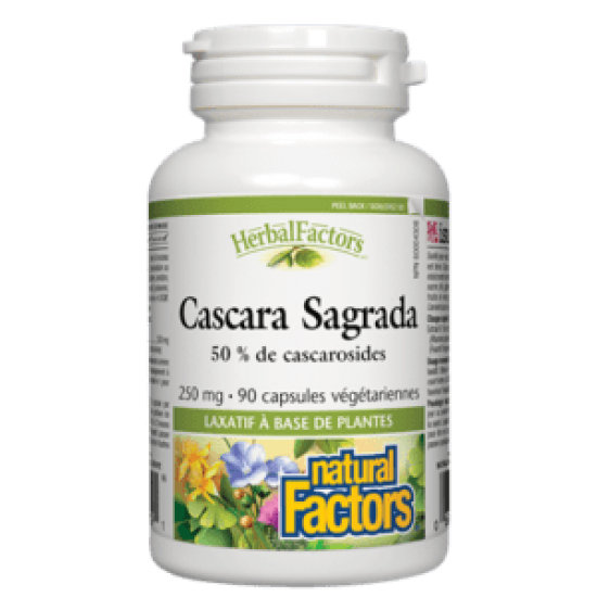 Natural Factors Cascara Sagrada 250 mg 90 caps