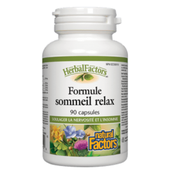 Natural Factors Formule sommeil relax 90 caps