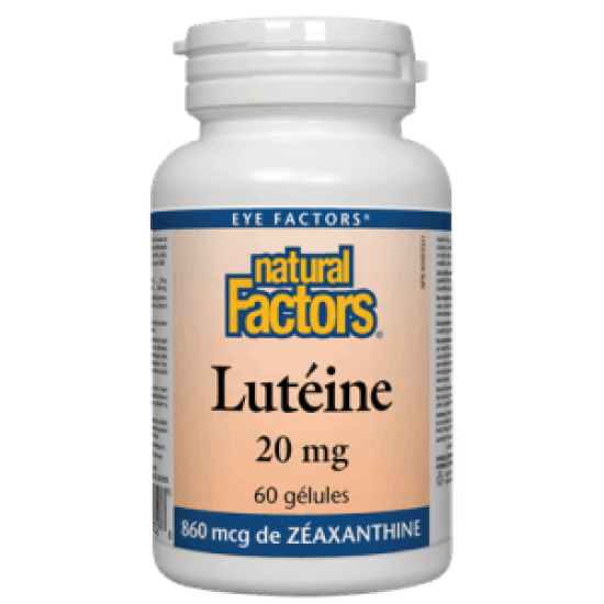 Natural Factors Lutein 20 mg 120 gélules