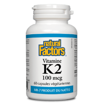 Natural Factors Vitamine K2 100 mcg 60 caps