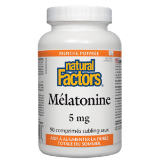 Natural Factors Mélatonine 3 mg 90 comprimés