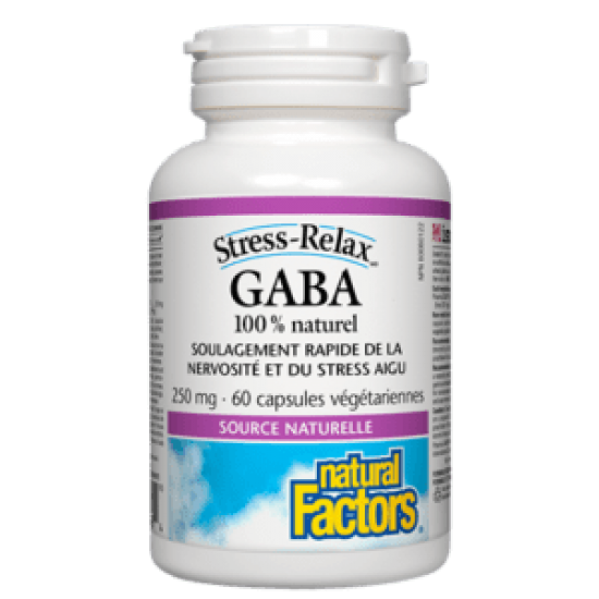 Natural Factors Stress Relax GABA 100 mg 60...