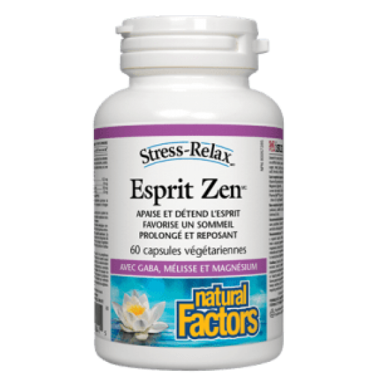 Natural Factors Stress-Relax Esprit Zen 60 caps