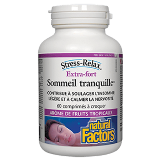 Natural Factors Stress-Relax Sommeil tranquille 60...