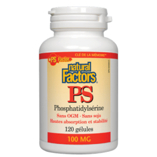 Natural Factors PS Phosphatidylsérine 100 mg 60...