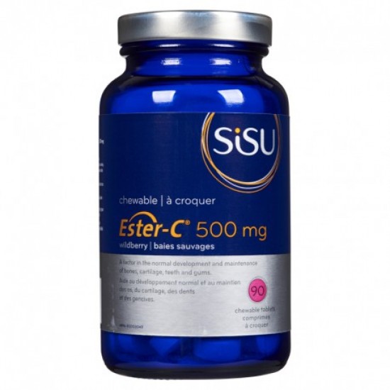 SISU Ester-C  500 mg saveur baies sauvages 90...