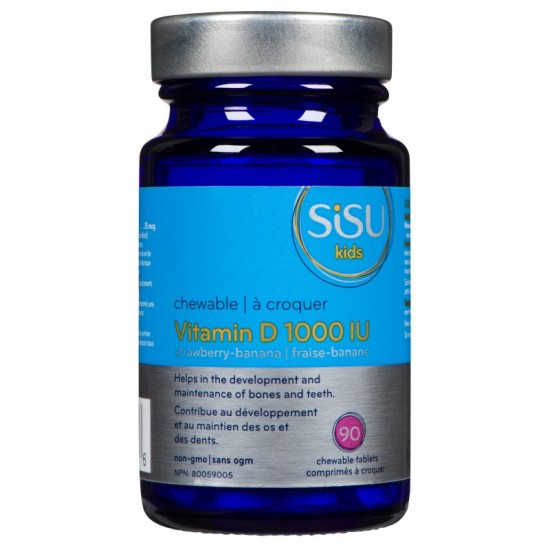 SISU Vitamine D 1 000 UI pour enfants 90...