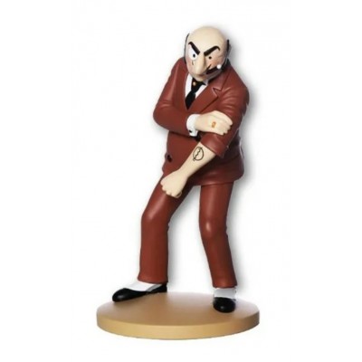 Rastapopoulos avec Tatouage Figurine Tintin en...
