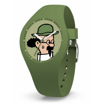 Montre Tournesol Verte Collection Tintin