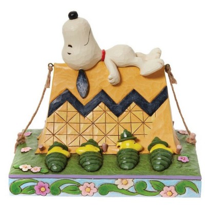 Snoopy Camping Peanuts Jim Shore