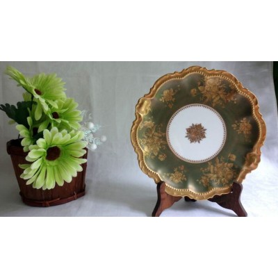 Assiette porcelaine de Limoges exceptionnelle