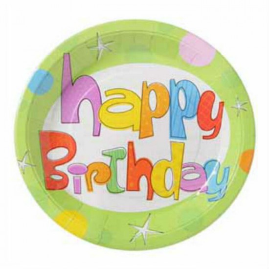 BIRTHDAY GLEE - ASSIETTE 7"
