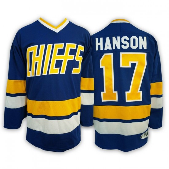 SLAP SHOT - CHIEFS BLEU -  JERSEY HANSON 17