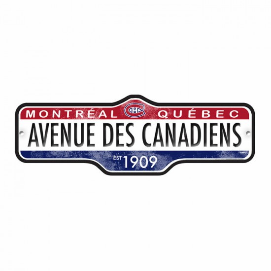 ENSEIGNE - PLAQUE DE RUE - LNH - CANADIENS DE...