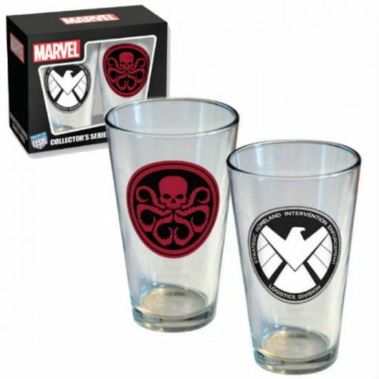 VERRE - CINÉMA - MARVEL - SHIELD / HYDRA