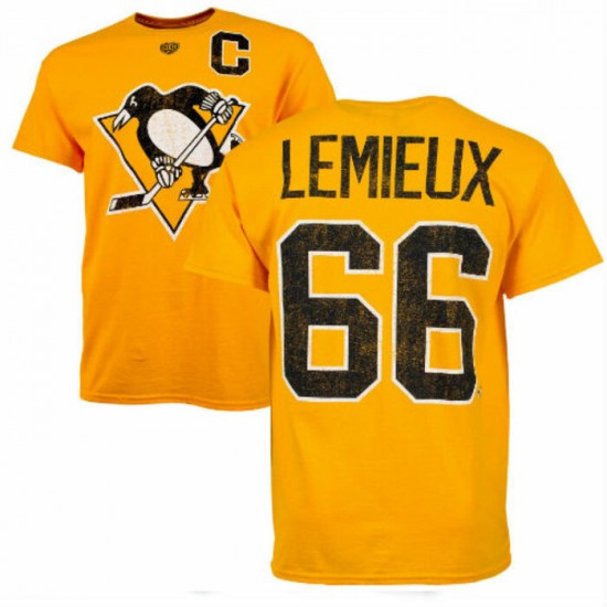 T-SHIRT - LNH - PINGOUINS DE PITTSBURGH - MARIO LEMIEUX - JEUNE