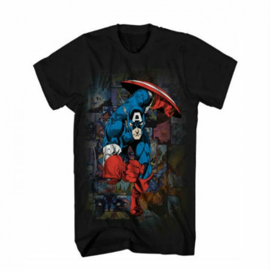 T-SHIRT - MARVEL - CAPITAINE AMÉRICA