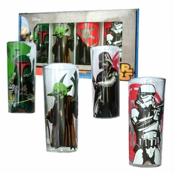 VERRE - CINÉMA - STAR WARS - SET 4
