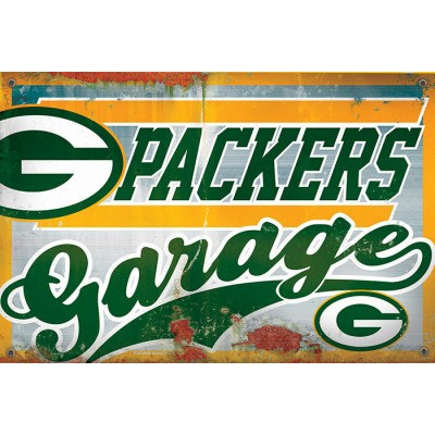 PLAQUE DE GARAGE DES PACKERS DE GREEN BAY