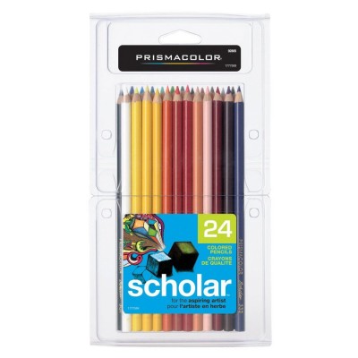 Crayon de couleur Prismacolor Scholar en paquet 24