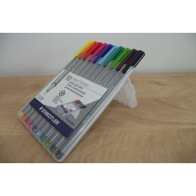 Marqueur extra-fin "Triplus" Fineliner en paquet 10