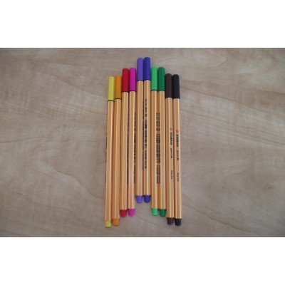 Marqueur extra-fin Stabilo  "point 88" Fineliner en paquet 10