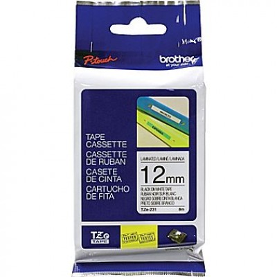 Ruban pour étiqueteuse (PT-H100) TZE-231 : Noir...
