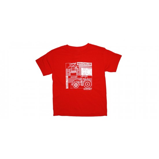 T-Shirt  rouge Case iH - Magnum