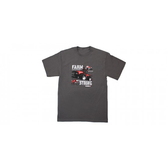 T-Shirt Case iH Gris - Farm strong