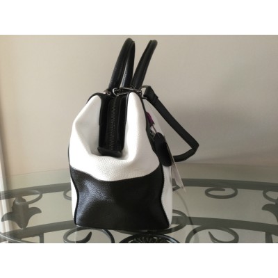Sac à main bowling fashion en cuir