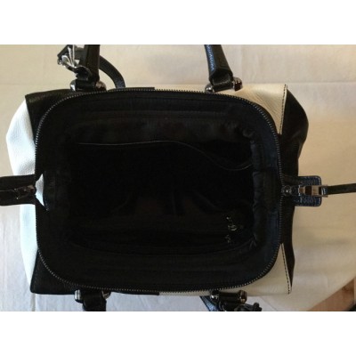 Sac à main bowling fashion en cuir