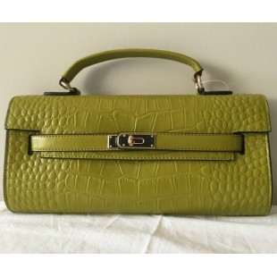Pochette à ganse - Verte