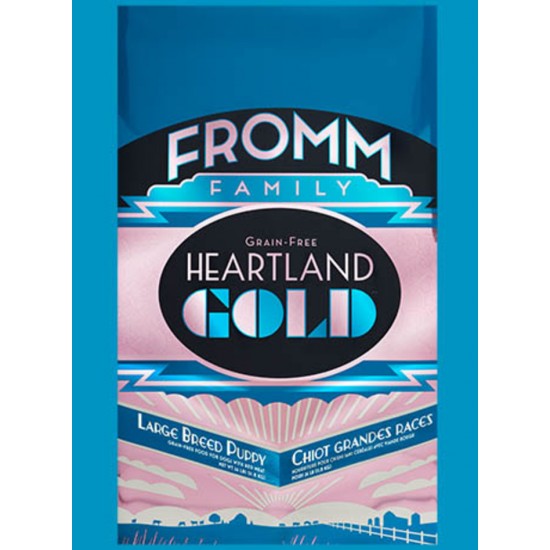 Fromm Gold Heartland Sans Grain Chiot  Grande Race 26 Lb