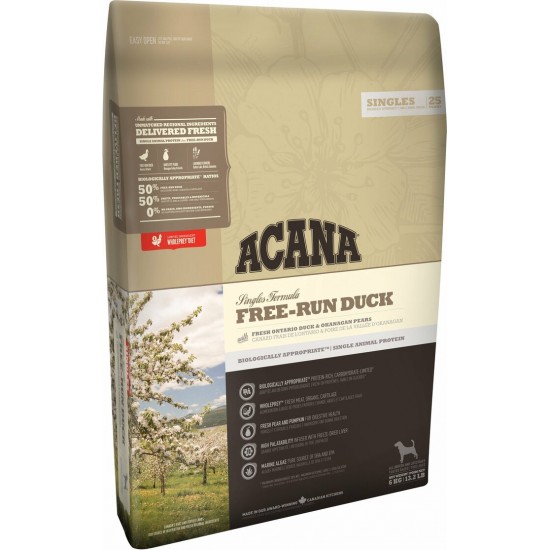 Acana Singles Free-Run Duck 10.8kg