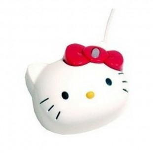 Souris Hello Kitty Rouge